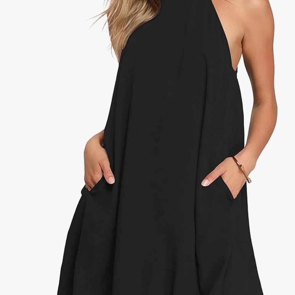 Elegant Black Sleeveless Dress